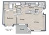 1 Bedroom Floor Plan 1 Bedroom Floor Plan